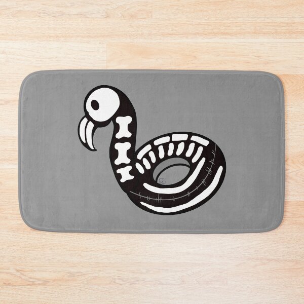Item preview, Skeleton Flamingo Floatie designed and sold by RooBooCo.