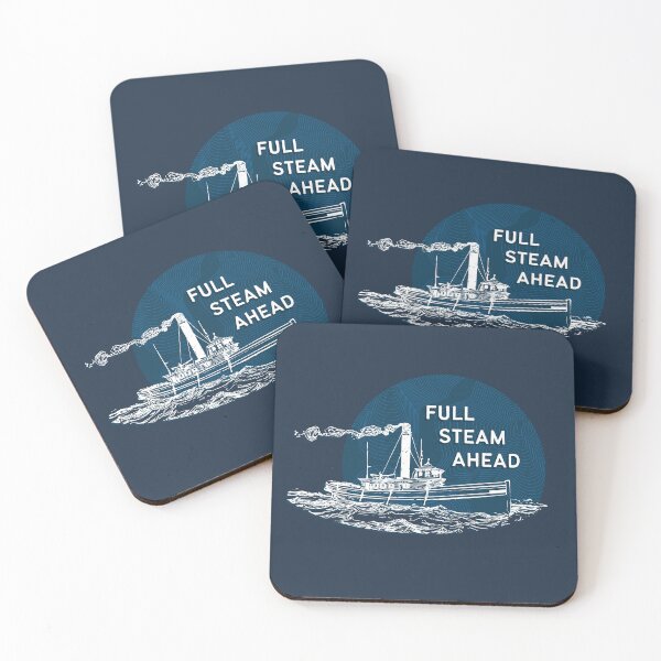 Item preview, Full Steam Ahead - Blue Ocean designed and sold by Birdbrook Academy.