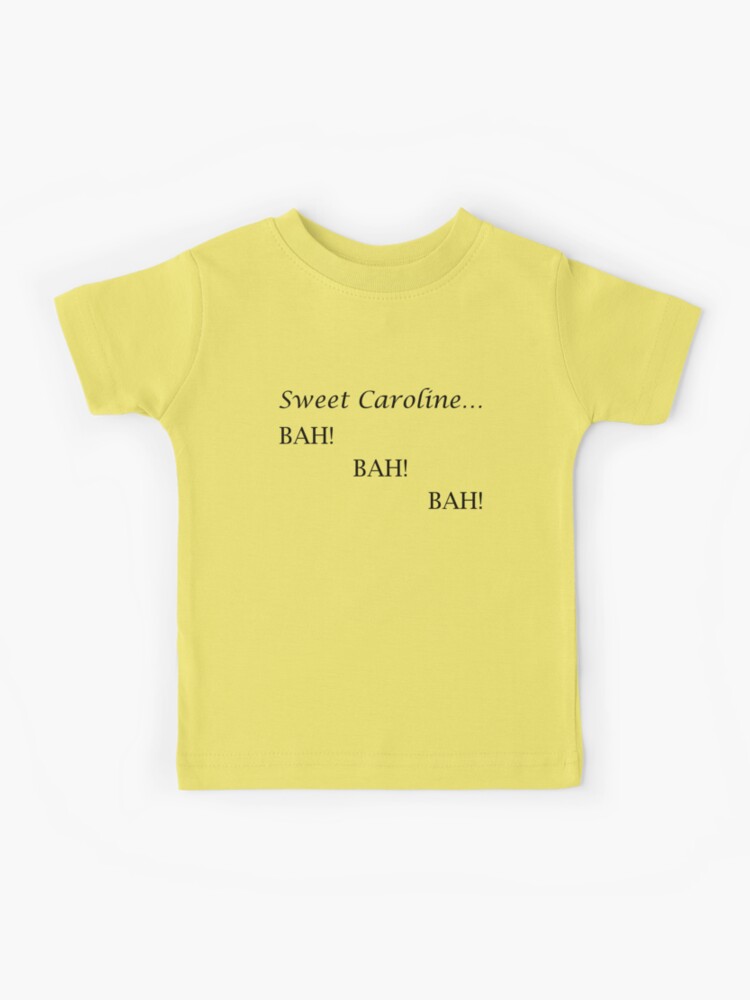 Sweet Caroline Bah Bah Bah Baseball Youth T-Shirt – Chowdaheadz