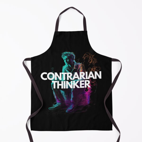 Item preview, Contrarian Thinker White on Black chaotic, Analog Horror, drawing, full body shot, untextured, Contrasty, blotchy colors, Dreamy, Beautiful lighting, Highly detailed designed and sold by EmprendeHoy.