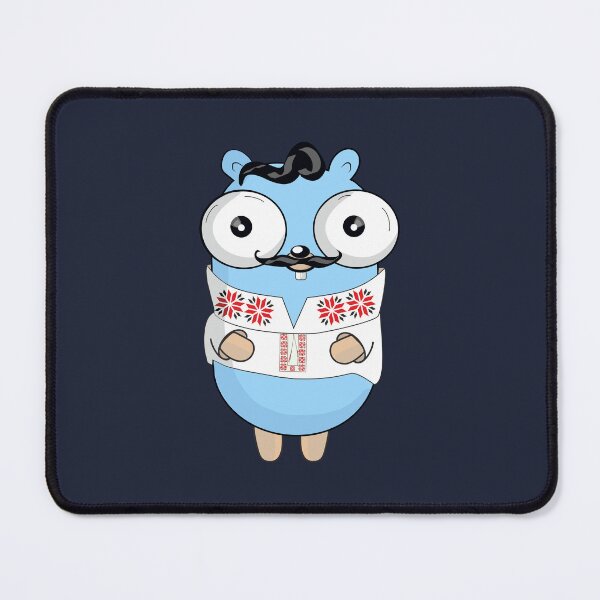 Item preview, The Go Gopher in Traditional Ukrainian Clothing (Navy) designed and sold by hellkni9ht.