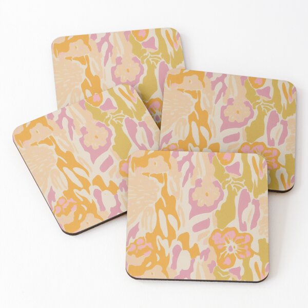 Item preview, Flower Garden Abstract Pattern Earthy Colors designed and sold by trajeado14.