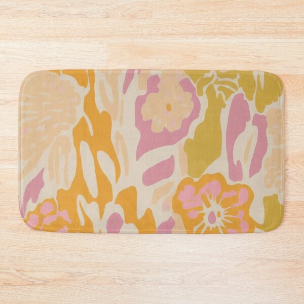Item preview, Flower Garden Abstract Pattern Earthy Colors designed and sold by trajeado14.
