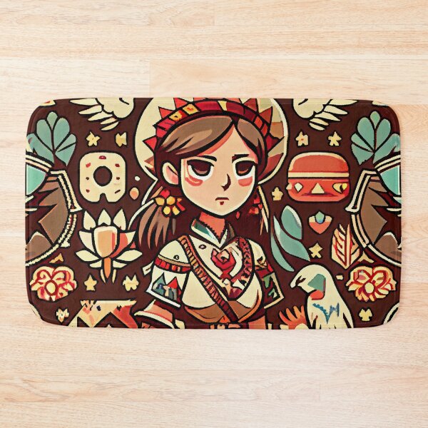 Item preview, Anime Southwestern Pattern Digital Painting designed and sold by CodeAndColors.