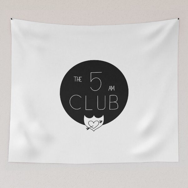 Item preview, Black and white 5 AM Club book logo  designed and sold by mxlanixxx.