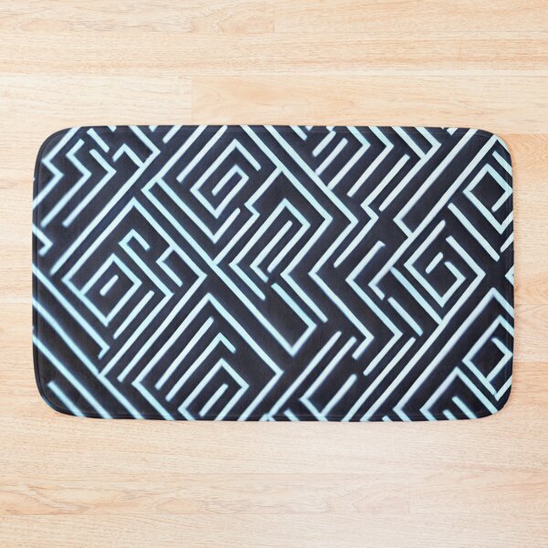 Item preview, Light Blue Neon Labyrinth designed and sold by Petter01.