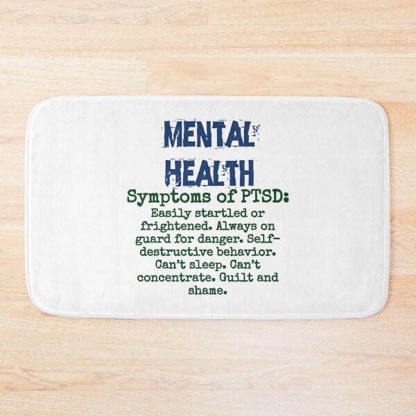 Item preview, Symptoms Of PTSD - Mental Health Quote designed and sold by CrankyOldDude.