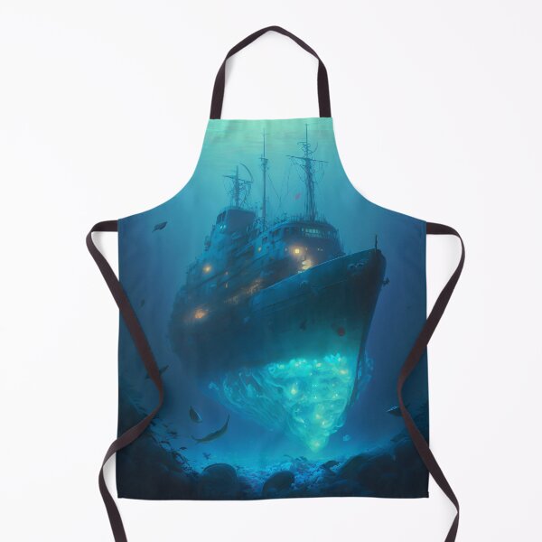 Item preview, Sunken Memories: A Digital Painting of a Shipwreck in the Deep Sea designed and sold by oanaunciuleanu.