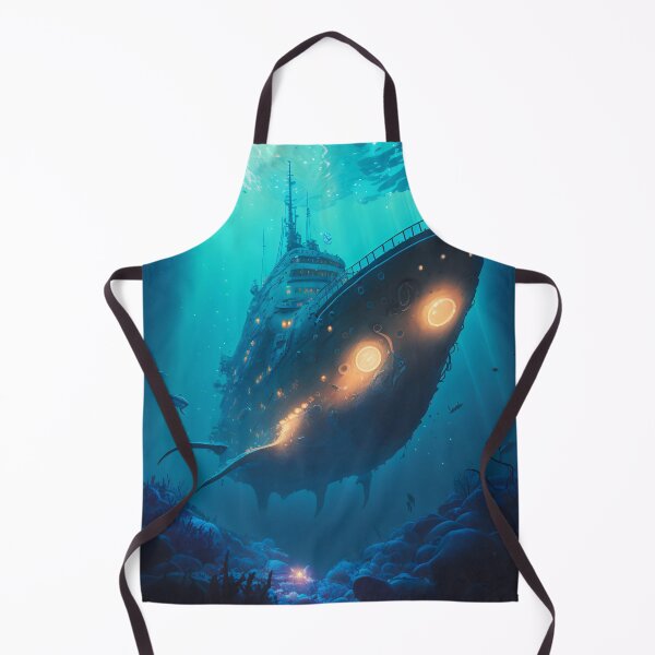 Item preview, Sunken Memories: A Digital Painting of a Shipwreck in the Deep Sea designed and sold by oanaunciuleanu.