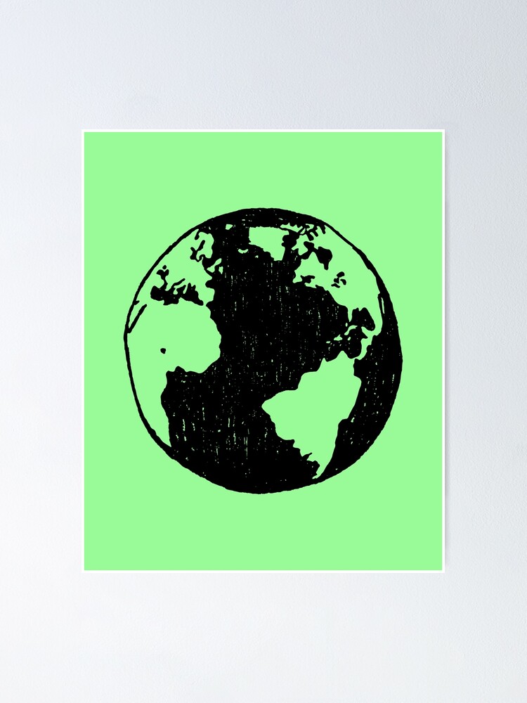 Alternate view of Planet Earth Poster