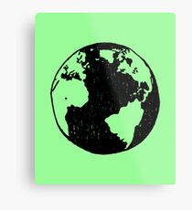 Planet Earth Metal Print