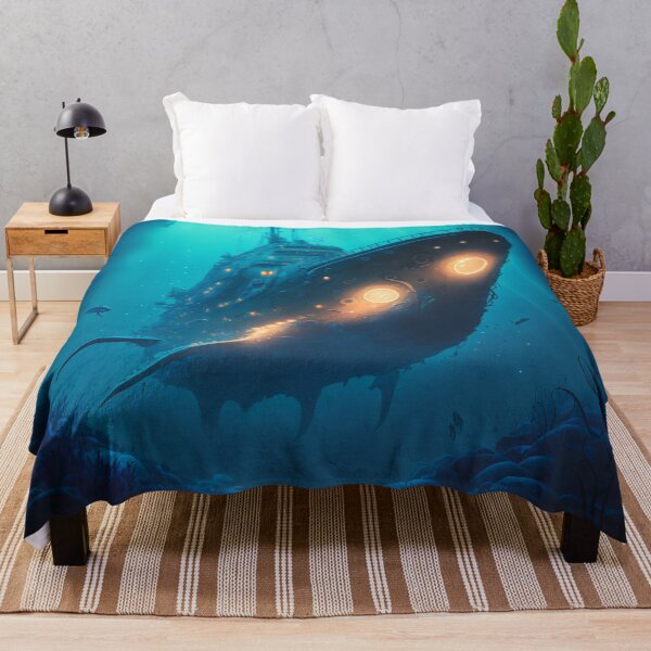 Item preview, Sunken Memories: A Digital Painting of a Shipwreck in the Deep Sea designed and sold by oanaunciuleanu.