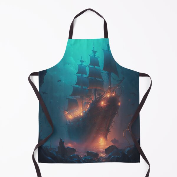 Item preview, Sunken Memories: A Digital Painting of a Shipwreck in the Deep Sea designed and sold by oanaunciuleanu.