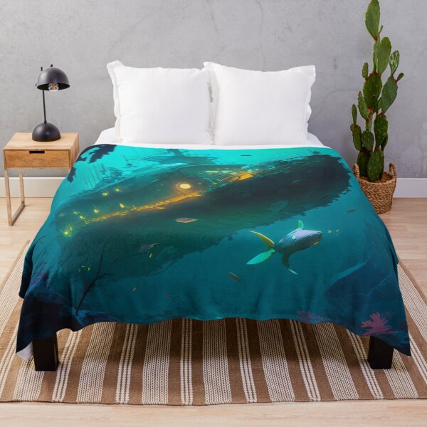 Item preview, Sunken Memories: A Digital Painting of a Shipwreck in the Deep Sea designed and sold by oanaunciuleanu.
