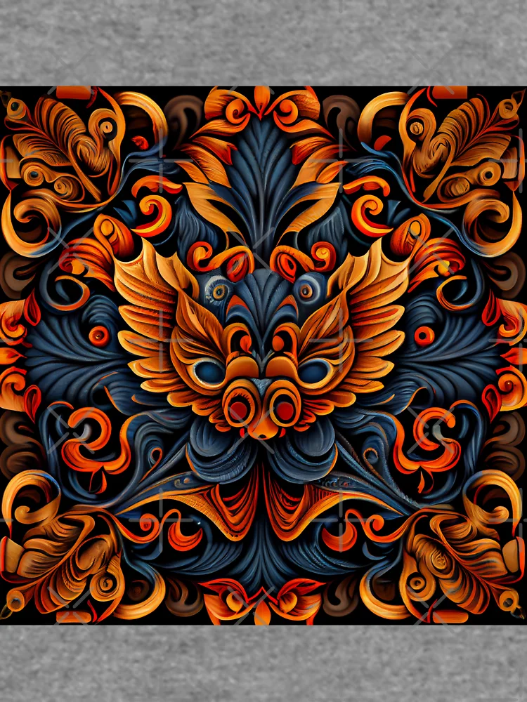 Thumbnail 6 von 6, Leichter Pullover, Aggressive New Traditional Pattern Digital Painting designt und verkauft von CodeAndColors.