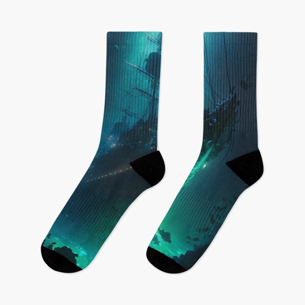 Item preview, Sunken Memories: A Digital Painting of a Shipwreck in the Deep Sea designed and sold by oanaunciuleanu.