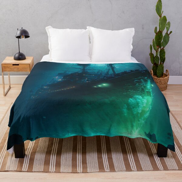 Item preview, Sunken Memories: A Digital Painting of a Shipwreck in the Deep Sea designed and sold by oanaunciuleanu.