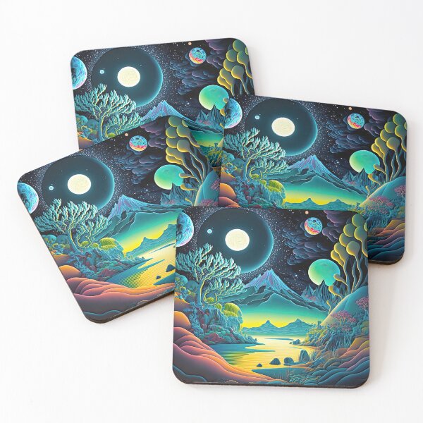 Item preview, Psychedelic Alien Landscape designed and sold by SeedDesign.