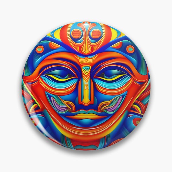 Item preview, New World Gods (4) - Mesoamerican Inspired Psychedelic Art designed and sold by TheThirdEye.