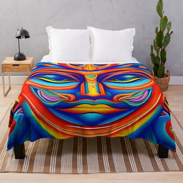 Item preview, New World Gods (4) - Mesoamerican Inspired Psychedelic Art designed and sold by TheThirdEye.