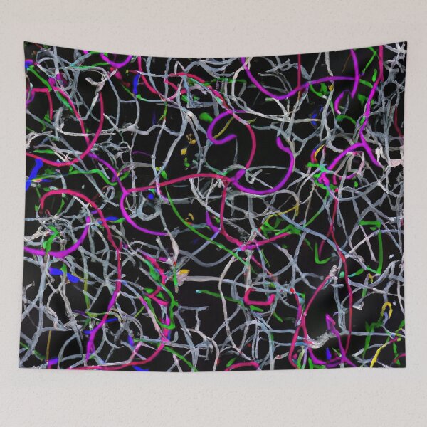 Item preview, 'Scribbles' Design - Abstract Modern Art designed and sold by abstract-modern.