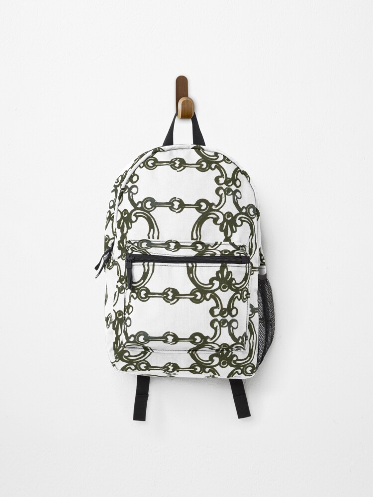 Thumbnail 1 of 3, Backpack, Ornate Chain Link Pattern designed and sold by Reynareyna.