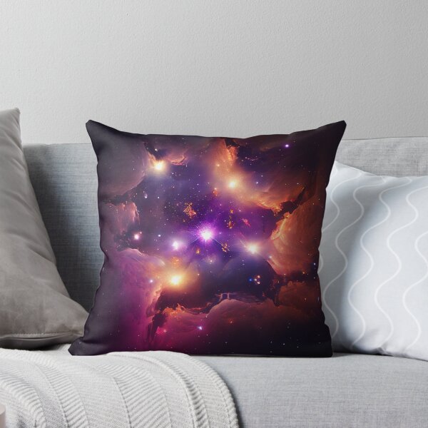 Aperçu de l'œuvre Bright Stars in Outer Space Digital Painting créée et vendue par CodeAndColors.