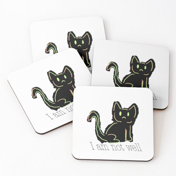 Item preview, I am not well cat designed and sold by Bubble-emCreate.