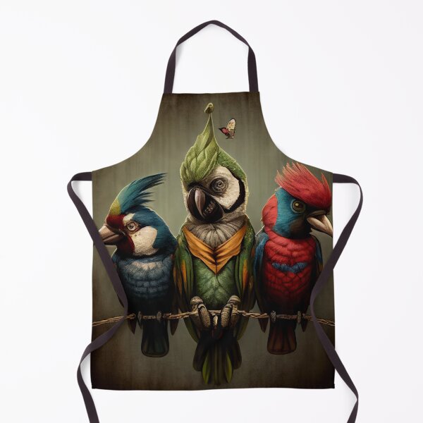 Item preview, The Odd Trio Tangle Chirp and Clown Digital Painting designed and sold by CodeAndColors.