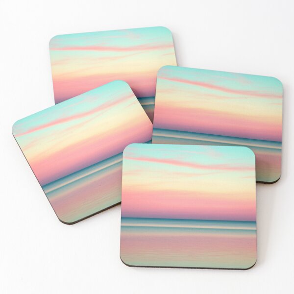 Item preview, Teal Calm Morning Beach Landscape designed and sold by trajeado14.