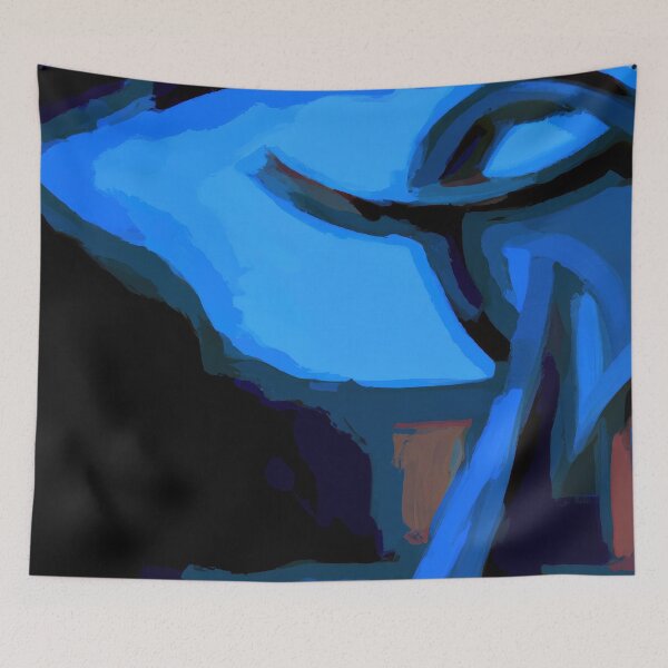 Item preview, 'Blue Mood' Design - Abstract Modern Art designed and sold by abstract-modern.