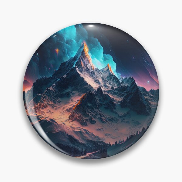 Item preview, Mountain art poster/print designed and sold by artyficial-.