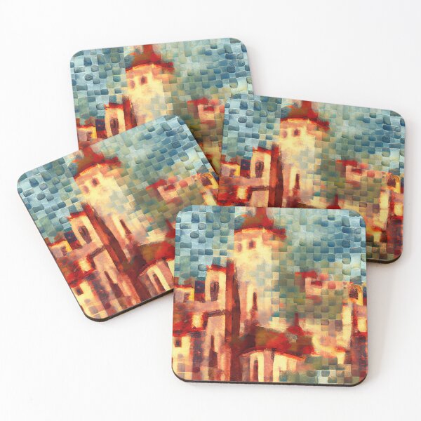 Item preview, Rough Crafty Impressionist European Pattern Digital Painting designed and sold by CodeAndColors.