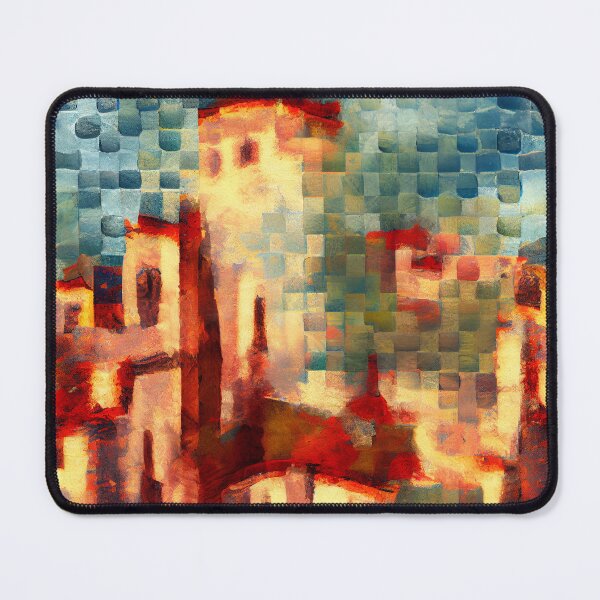 Item preview, Rough Crafty Impressionist European Pattern Digital Painting designed and sold by CodeAndColors.