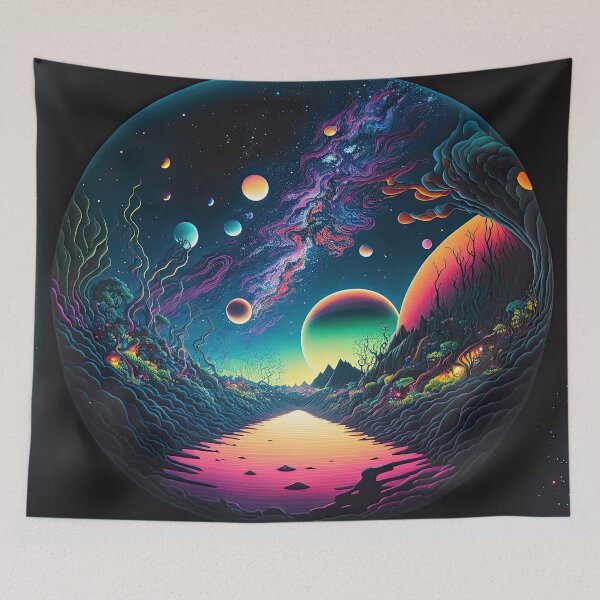 Item preview, Psychedelic Alien Landscape designed and sold by SeedDesign.