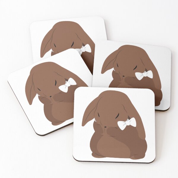 Item preview, Baby Brown Bunny Wearing a Bow designed and sold by QuirkyDesignsINC.
