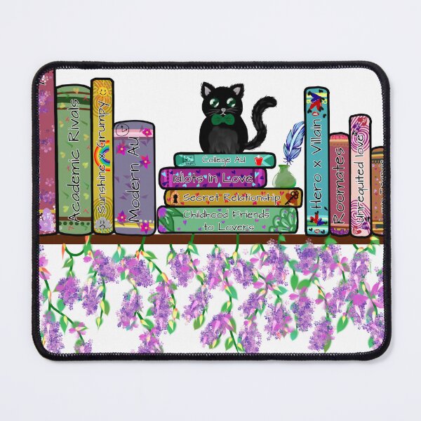 Item preview, Fanfiction Tropes Bookshelf  designed and sold by TheHermitCrab.