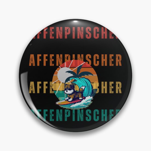 Item preview, Affenpinscher Summer Beach Dog Art  designed and sold by TheWildFlix.