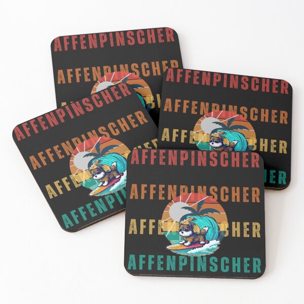 Item preview, Affenpinscher Summer Beach Dog Art  designed and sold by TheWildFlix.