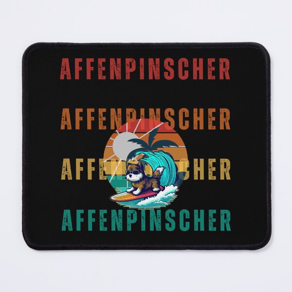 Item preview, Affenpinscher Summer Beach Dog Art designed and sold by TheWildFlix.