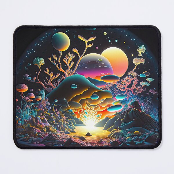 Item preview, Psychedelic Alien Landscape designed and sold by SeedDesign.