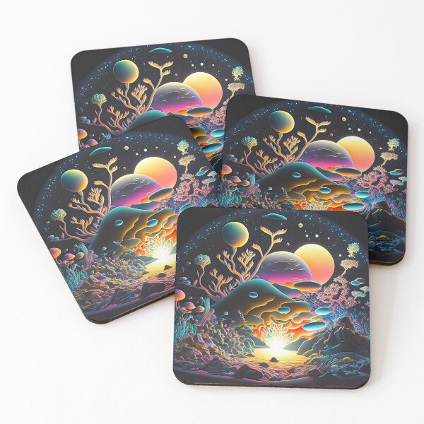 Item preview, Psychedelic Alien Landscape designed and sold by SeedDesign.