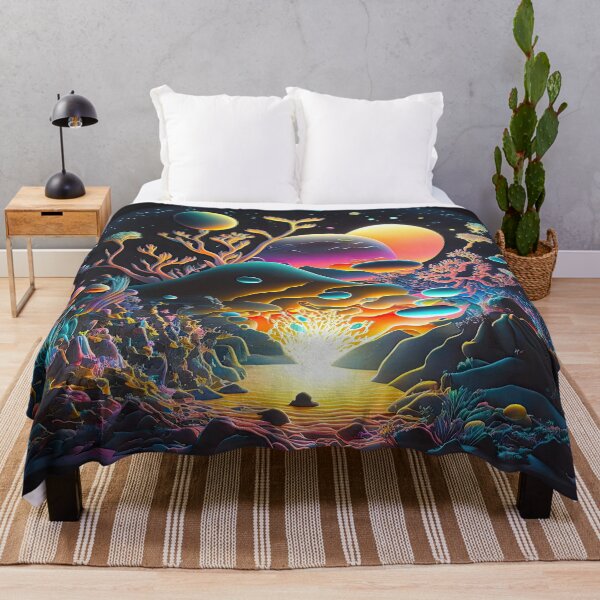 Item preview, Psychedelic Alien Landscape designed and sold by SeedDesign.