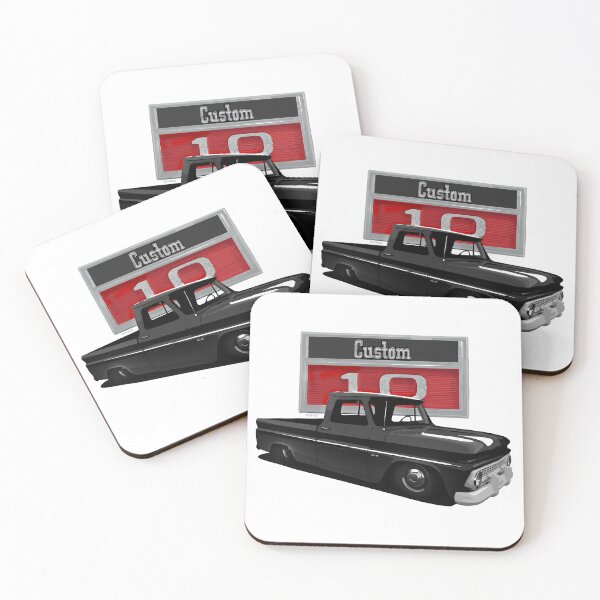 Item preview, 1966 Slammed Black Chevy C10 Custom designed and sold by hotroddude.