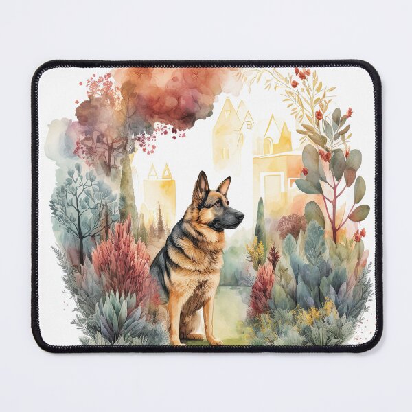 Item preview, German ShepherdDog Watercolor designed and sold by Shmueli Bell.