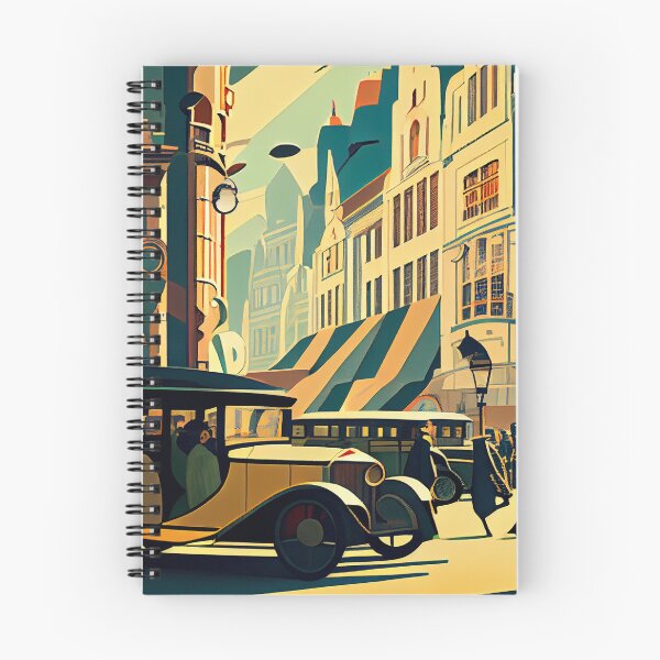 Item preview, Fantastic city: digital drawing with vintage style designed and sold by Creativaity.