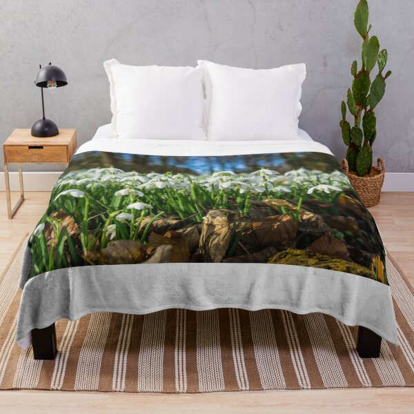Item preview, Flowering snowdrops carpet the woodland in early spring. designed and sold by MichaelBShannon.