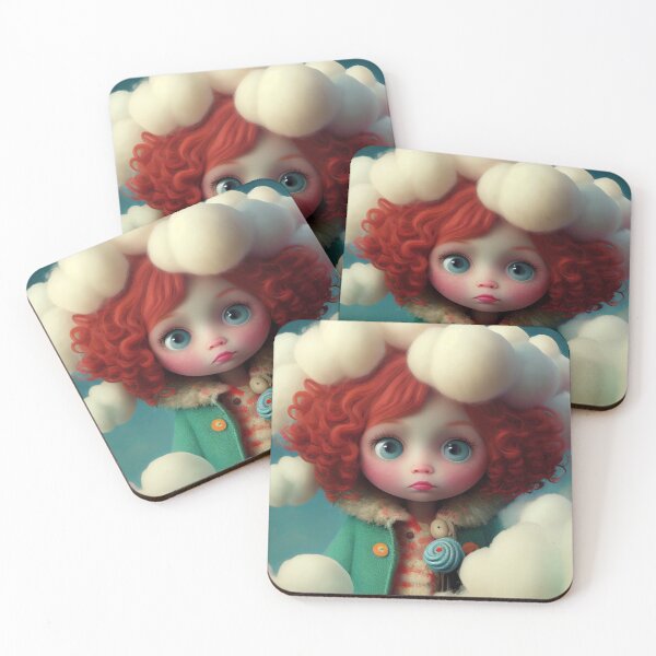 Item preview, Little redheaded girl in the clouds. designed and sold by zialada.