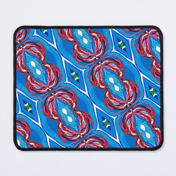 Item preview, Abstract Crab Pattern 7, Blue, Pink, Red, Green designed and sold by Joelle Burnette.