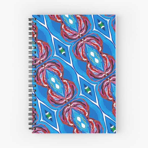 Item preview, Abstract Crab Pattern 7, Blue, Pink, Red, Green designed and sold by Joelle Burnette.